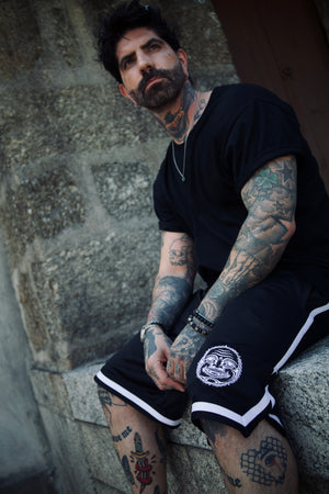 Happy Face Mesh Shorts