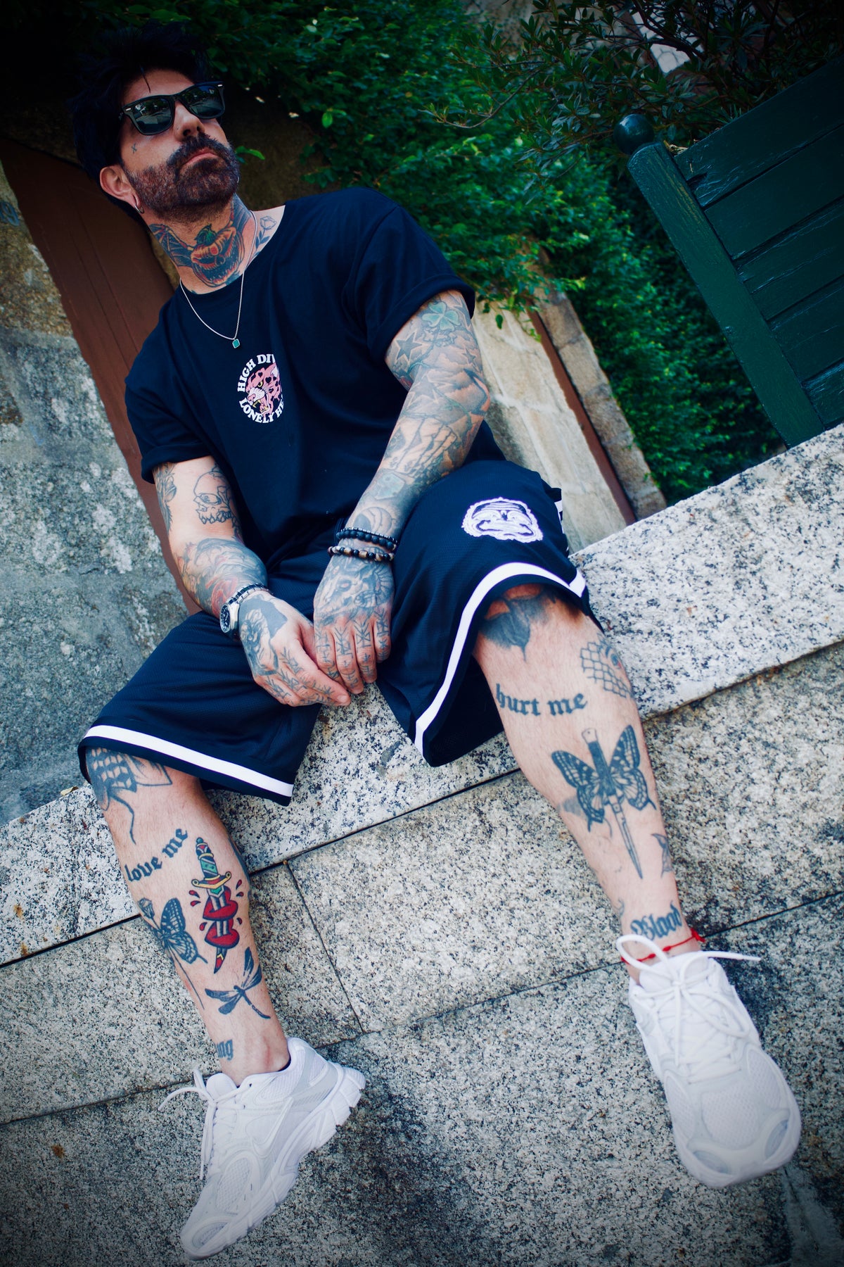 Happy Face Mesh Shorts
