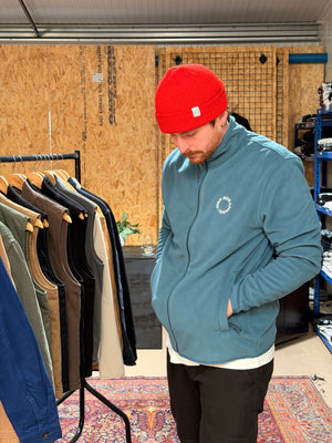 High Dive Circle Dusty Teal Fleece