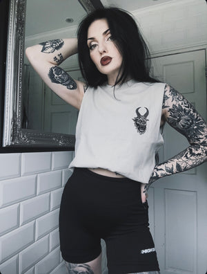 Ezra Flash Heavy Faded Bone Tank