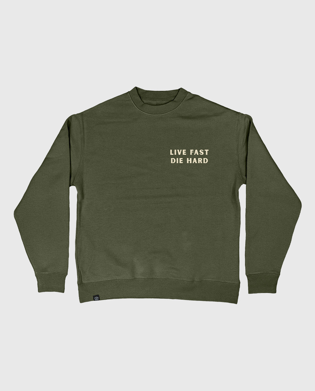 Limited Edition Live Fast Bottle Green Jumper