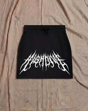 Metal Logo Womens Skirt