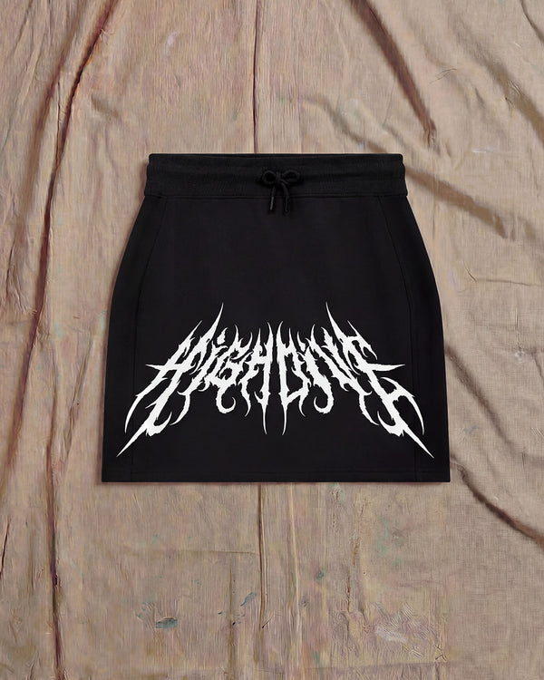Metal Logo Womens Skirt