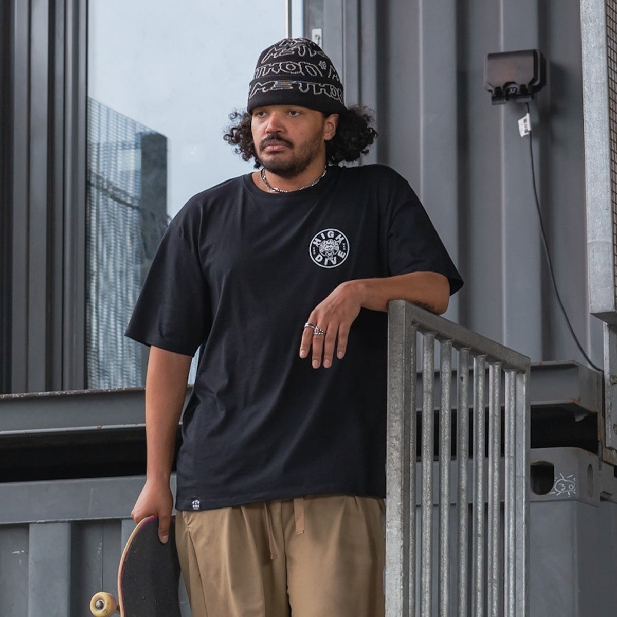Panther Logo Black Tee