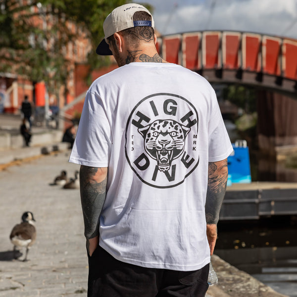 Panther Logo White Tee