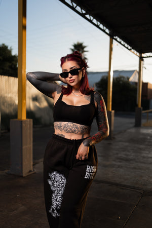 Panther Relax Black Joggers