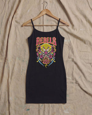 Rebels Strapped Jersey Dress