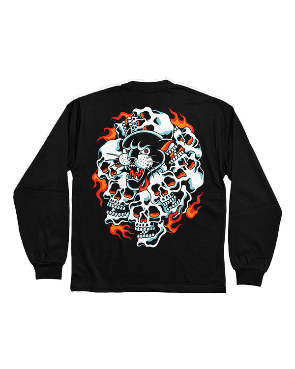 Raised In Hell Black Heavy Long Sleeve