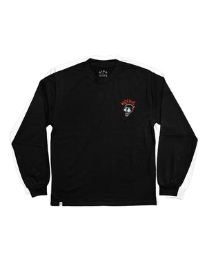 Raised In Hell Black Heavy Long Sleeve