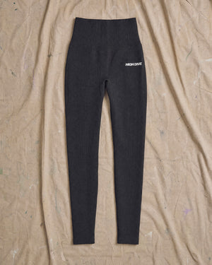 Athletic Dept Black Ribbed Seamless Leggings