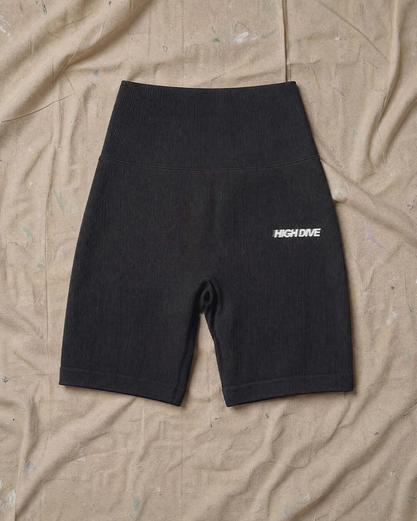 Schwarze Trainingsleggings für Damen 