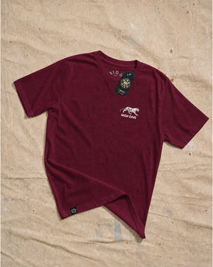 Roam Burgundy Tee