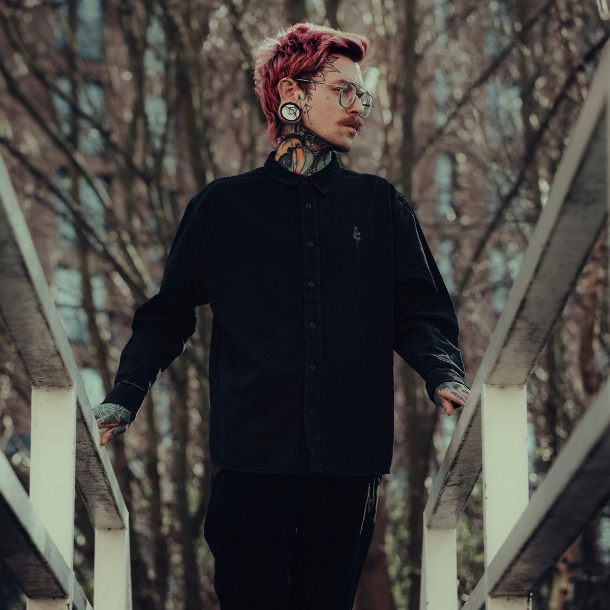 Rose Washed Work Shirt