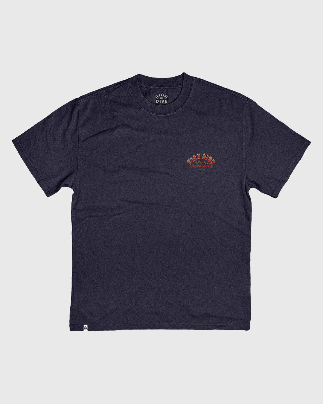 Limited Edition Seek & Destroy Ultra Heavy Tee Midnight Blue