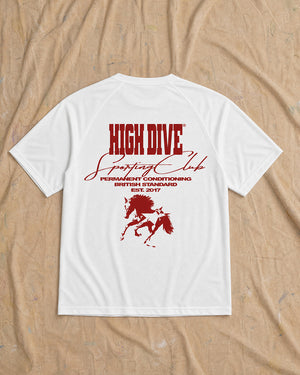 Sporting Horse White Active Tee