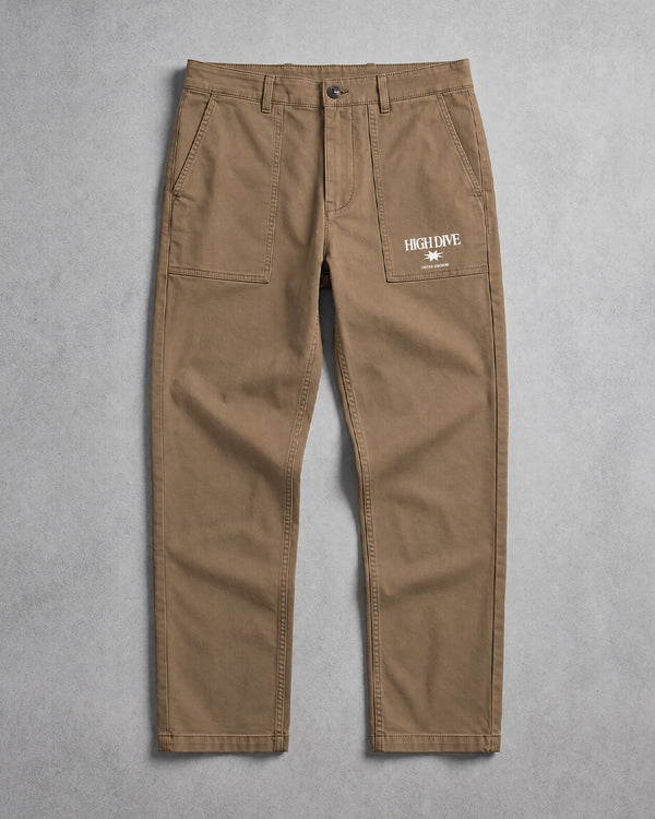 HDA Star Washed Camel Trousers