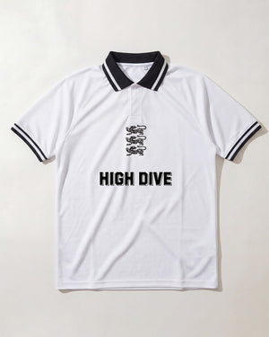 Three Lions White Football Tee Limited Edition