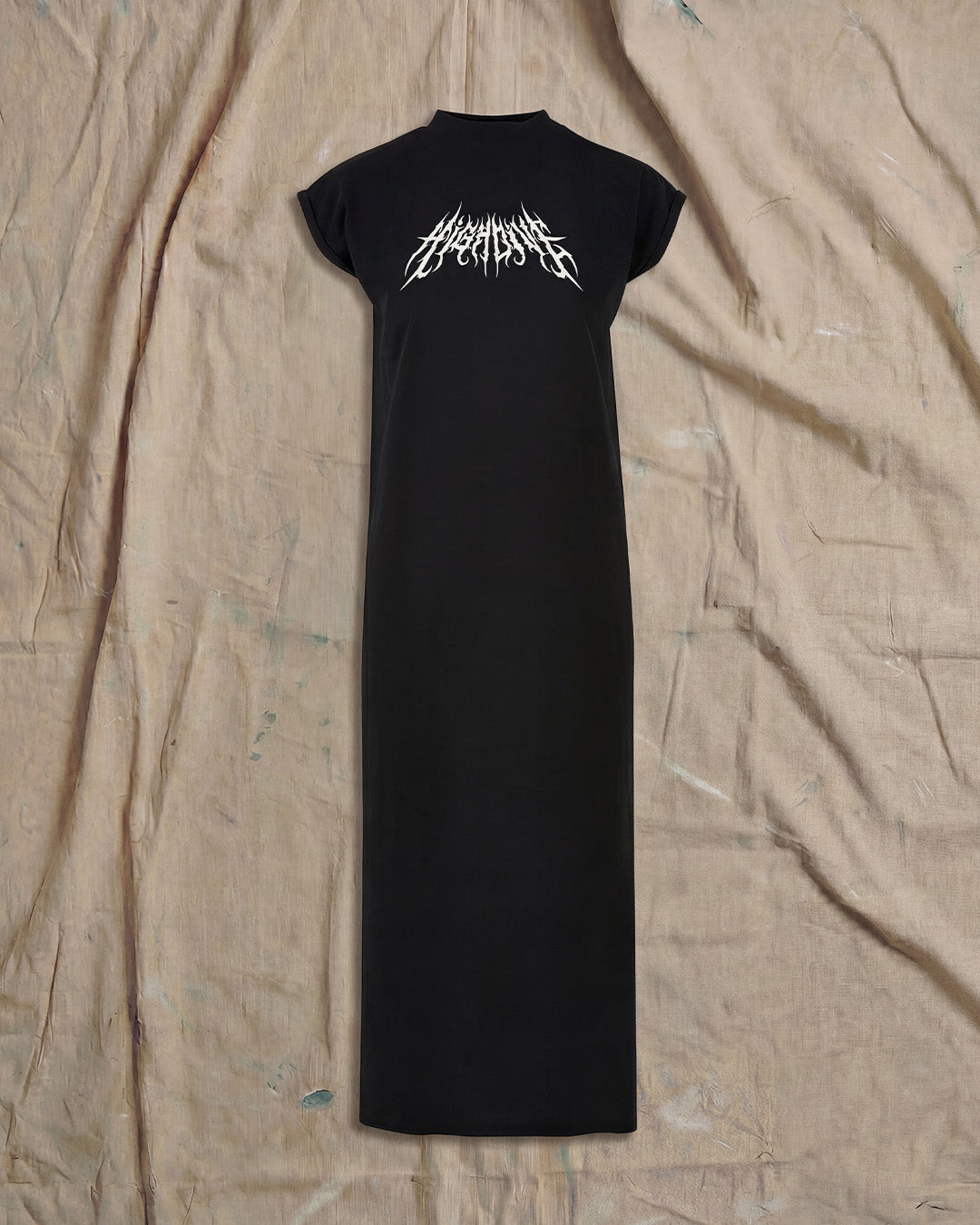Metal Logo Long Dress