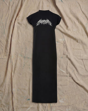 Metal Logo Long Dress