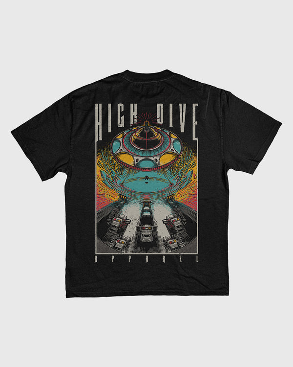 Limited Edition Aliens Exist Ultra Heavy Tee Faded Black
