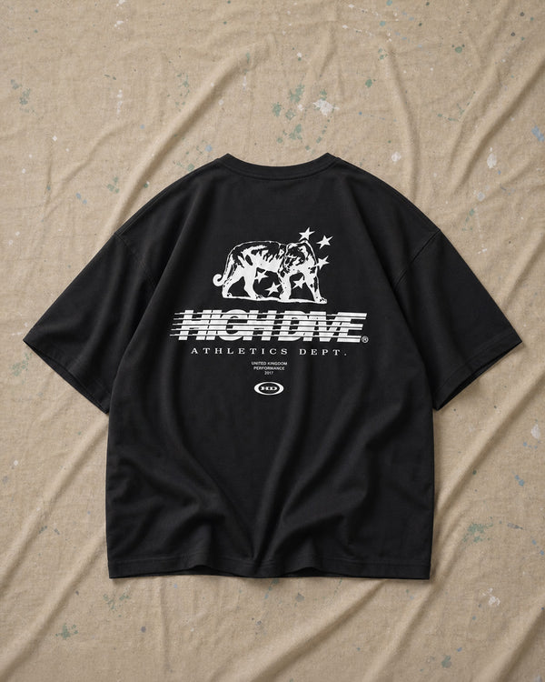 Athletic Dept Black Oversized Tee
