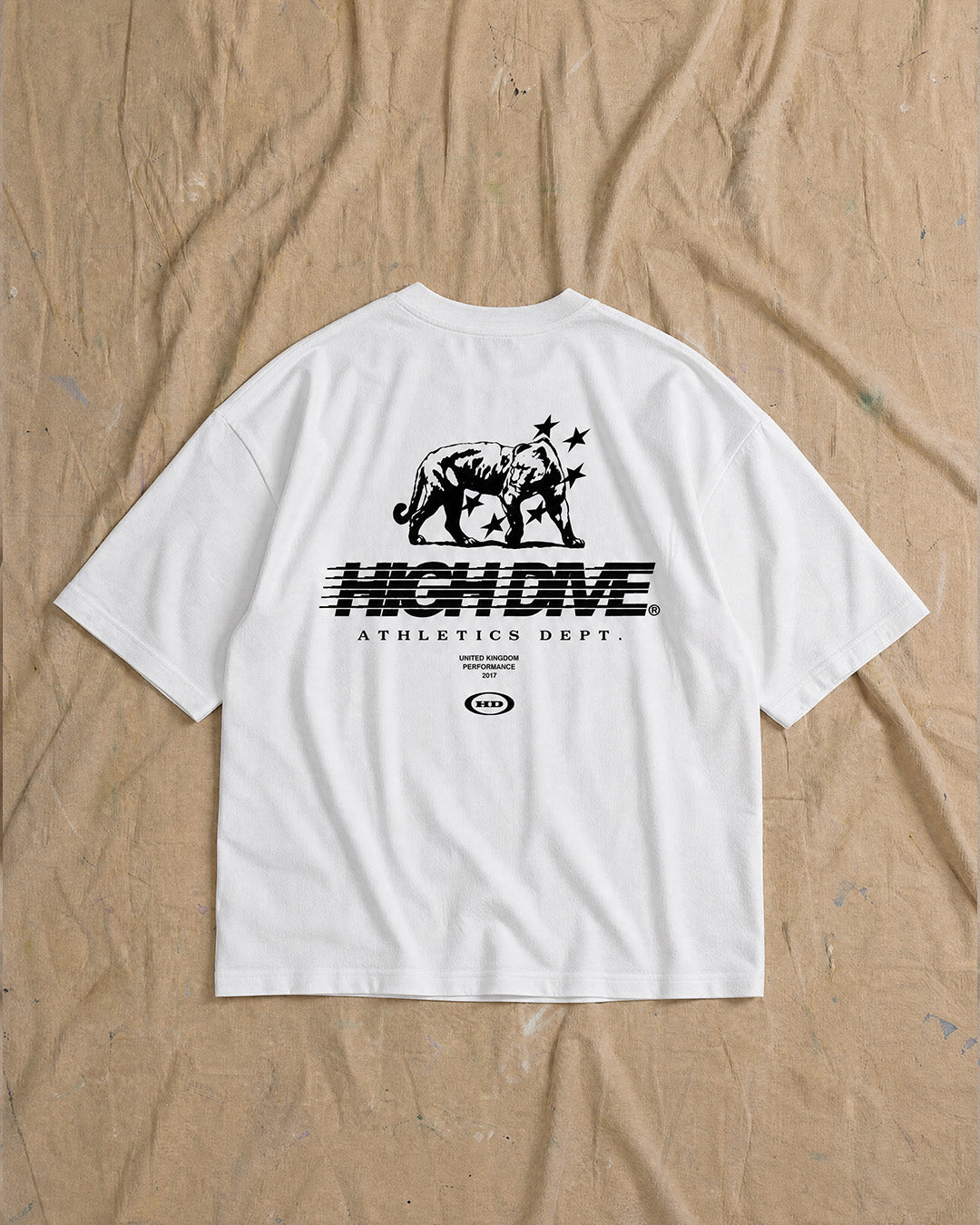 Athletic Dept White Oversized Tee