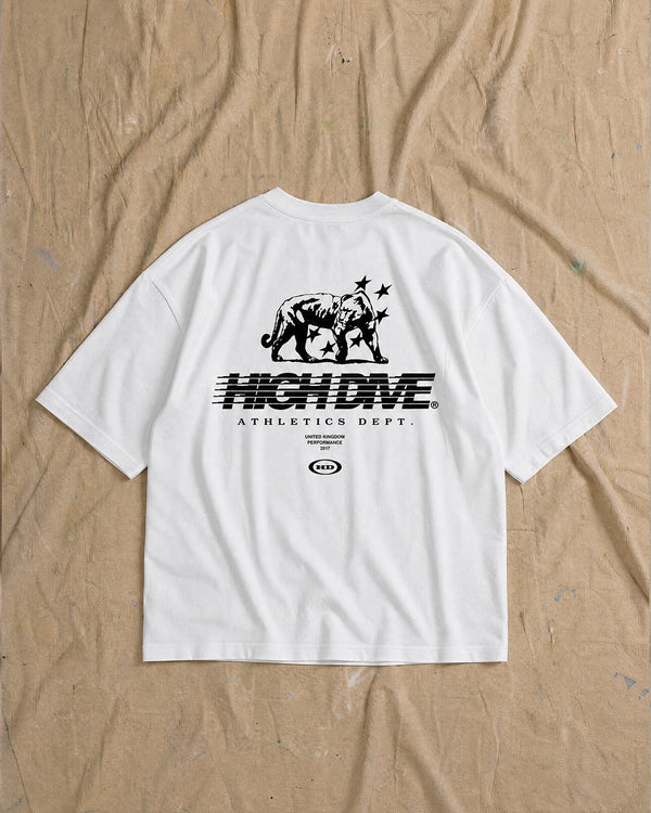 Athletic Dept White Oversized Tee