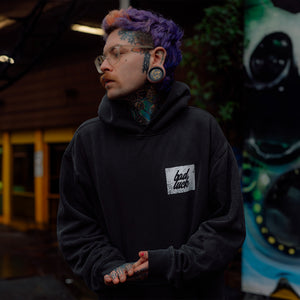 Bad Luck Faded Oversized Hoody