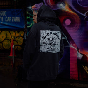 Bad Luck Faded Oversized Hoody