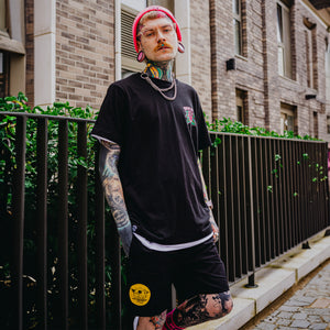 Bad Luck Black Beach Shorts