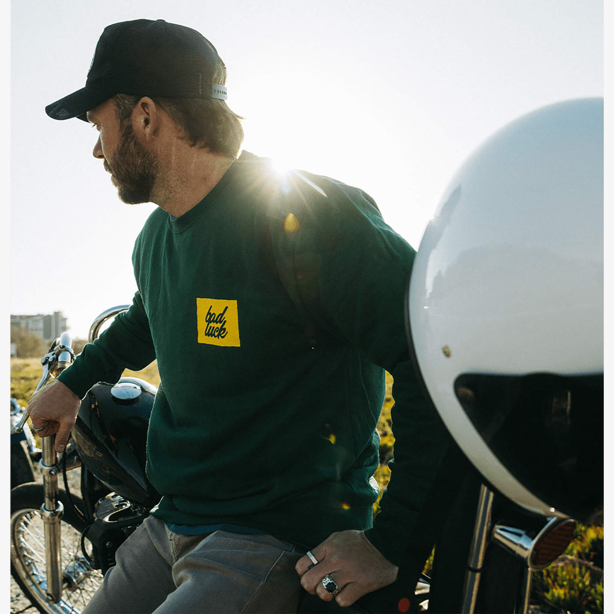 Bad Luck Bottle Green Jumper BFCM EARLY ACCESS