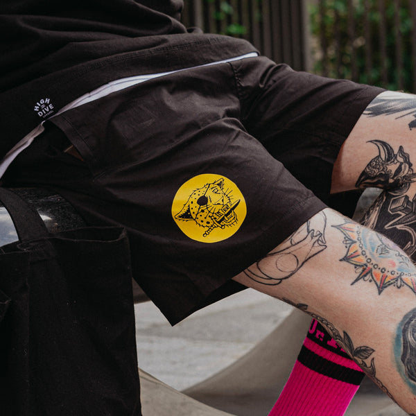 Bad Luck Black Beach Shorts
