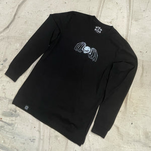 Camiseta de manga larga pesada Devil-Bat 