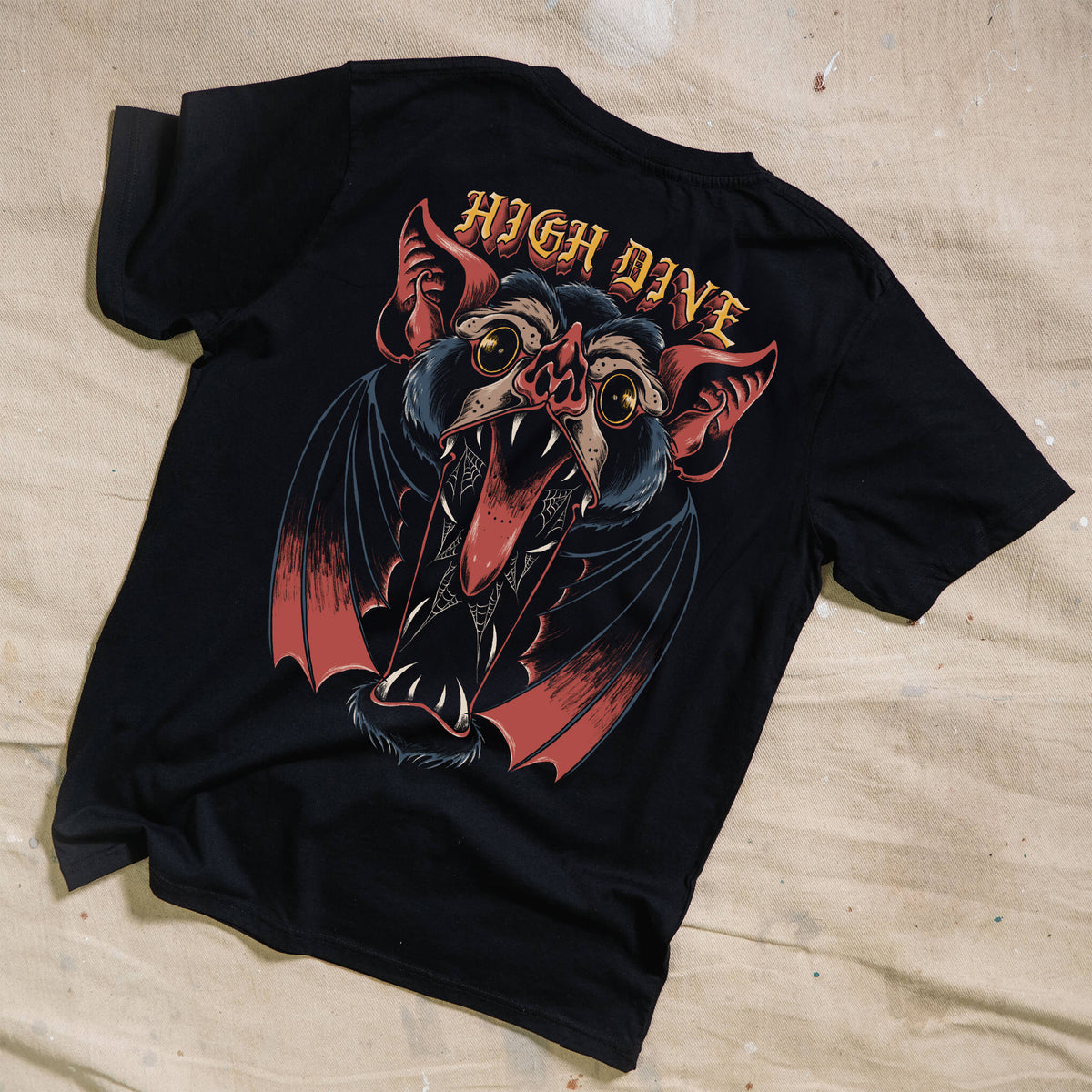 Bat Black T-Shirt