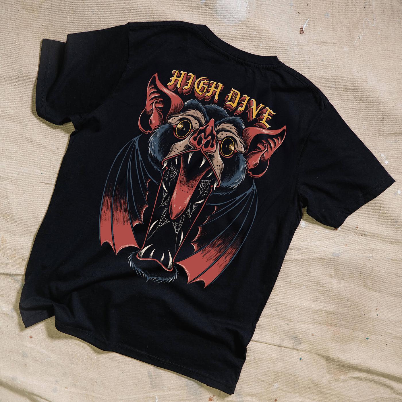 Bat Black T-Shirt