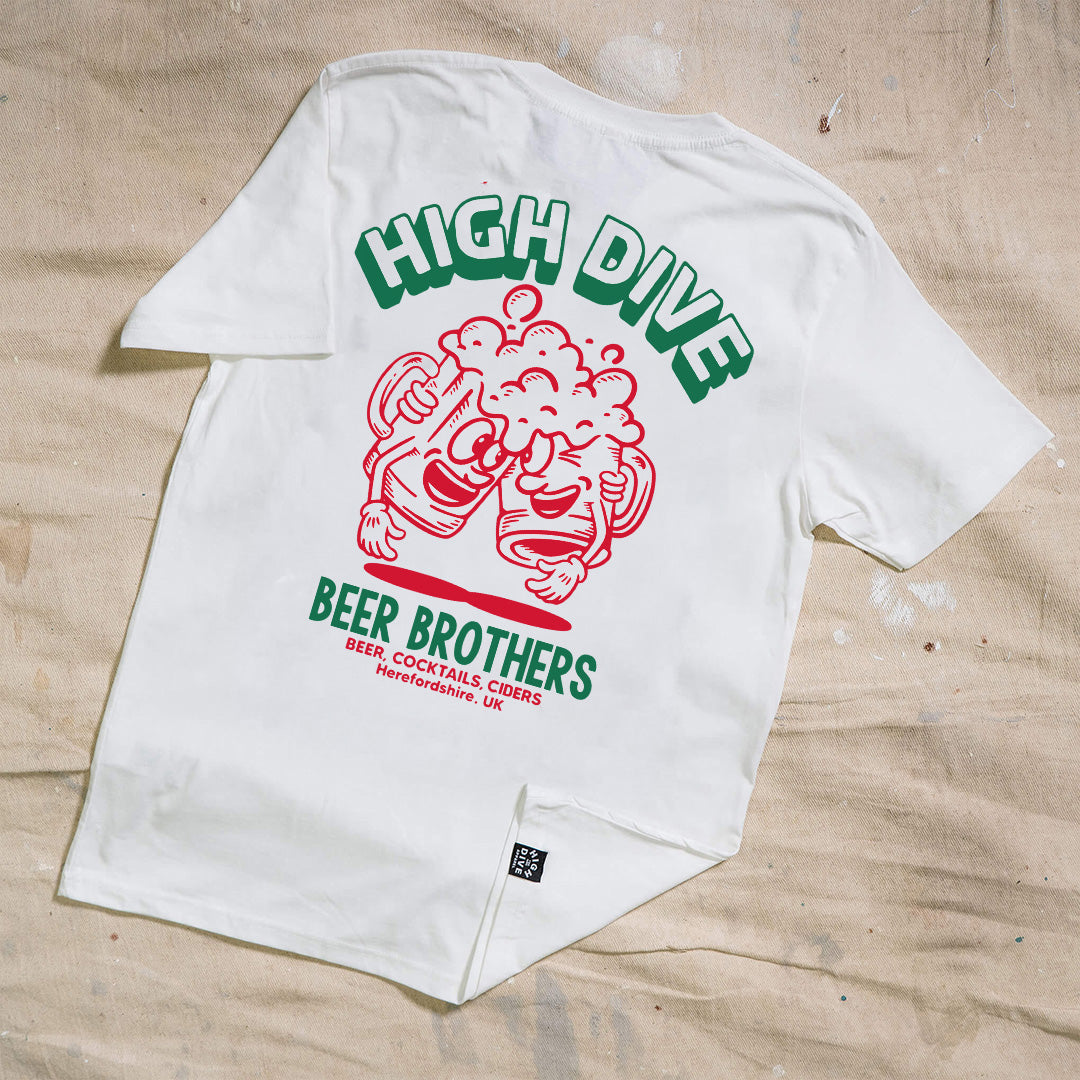 Beer Bros White Tee