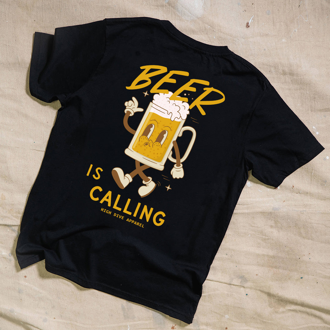 Beer Is Calling Black Tee