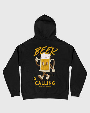 Beer Is Calling Oversized Hoody Black