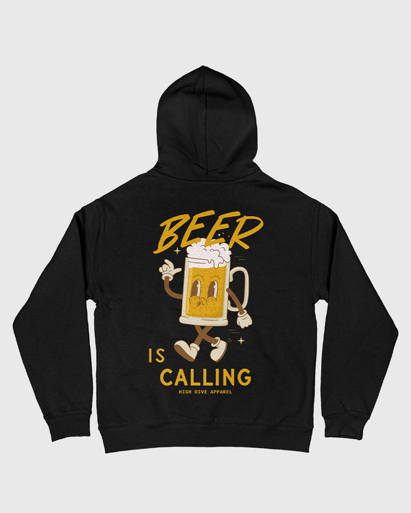 Beer Is Calling Oversized Hoody Black