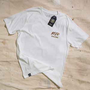 Beer Is Calling White Tee