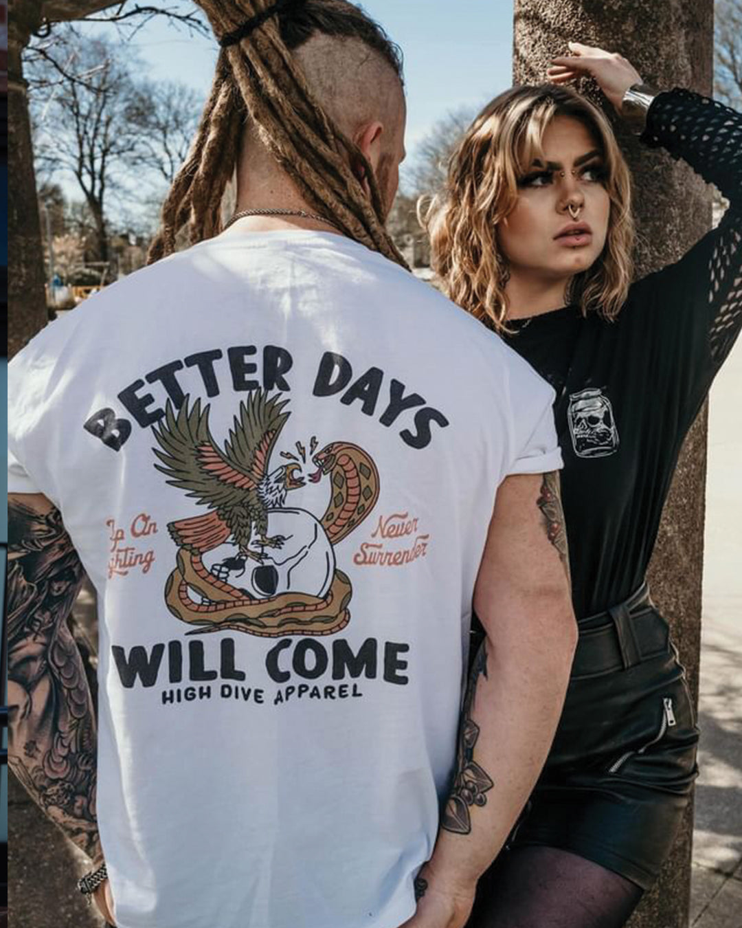 Better Days White Tee