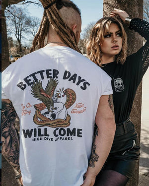 Better Days White Tee