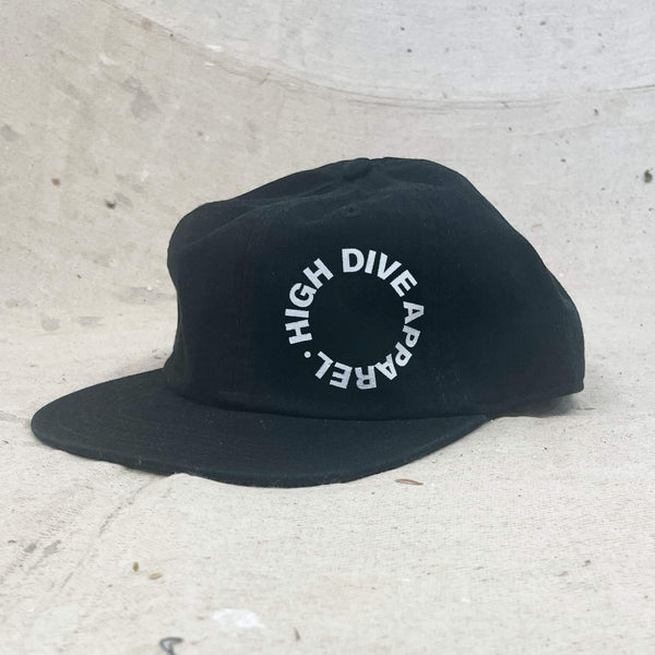 Black Circle Logo Cap