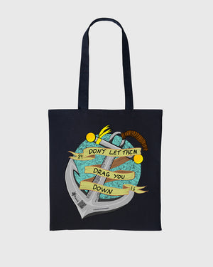 Mind Charity Black Tote Bag
