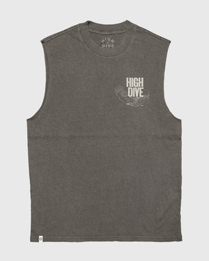 Bold Eagle Heavy Faded Grey Tank