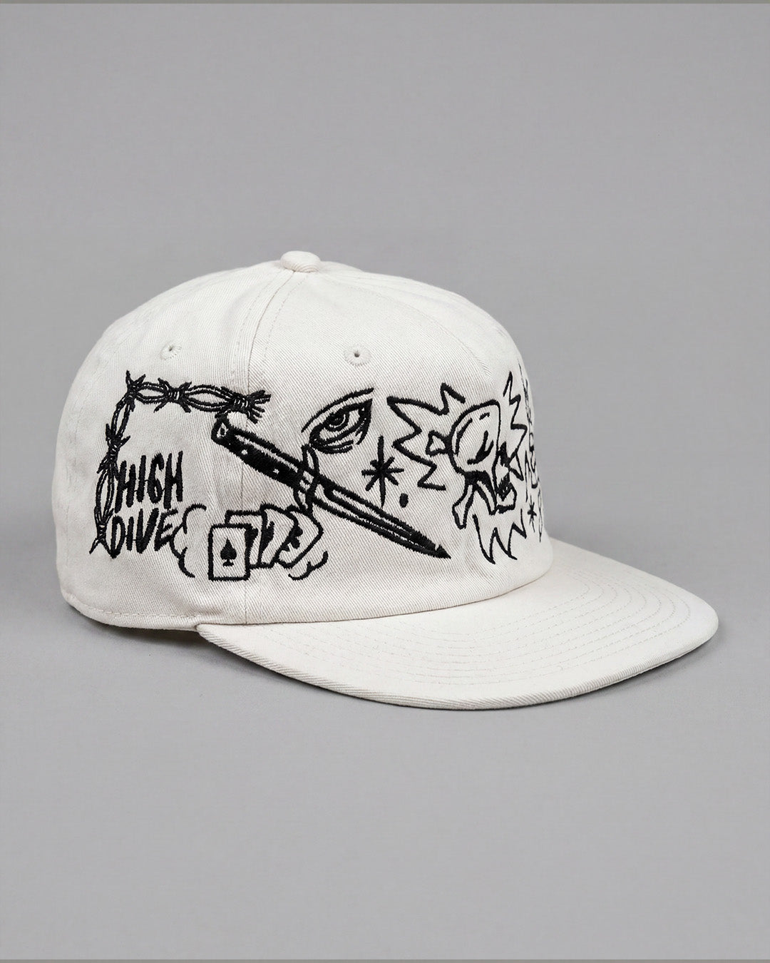 Gorra High Dive negra de dos tonos
