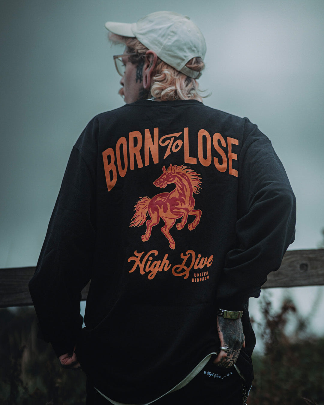 Born To Lose Heavy Black Long Sleeve