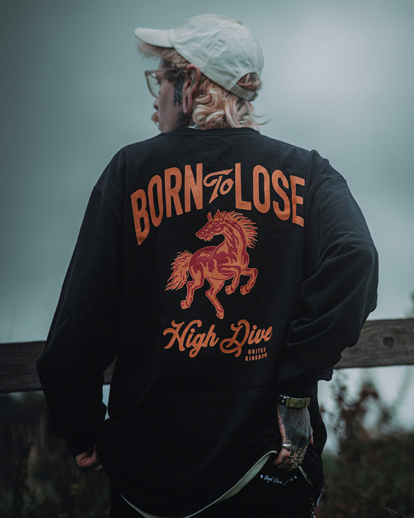 Born To Lose Heavy Black Long Sleeve