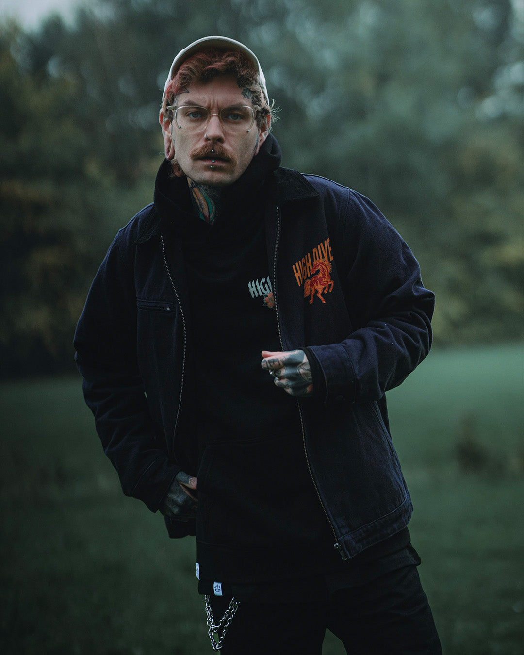 Born To Lose Navy Canvas Jacket