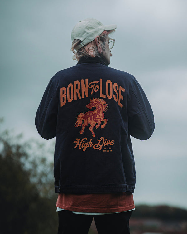 Born To Lose Navy Canvas Jacket